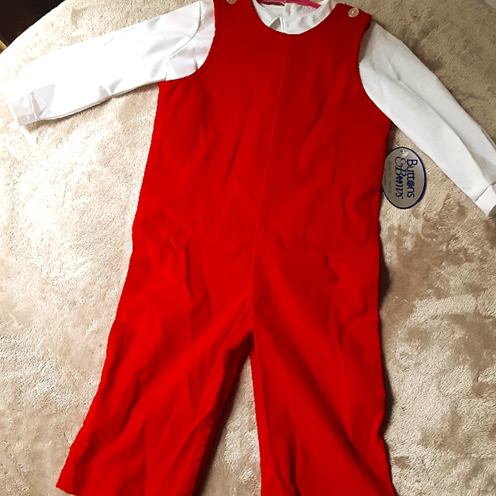 Young Boys Red Jumper